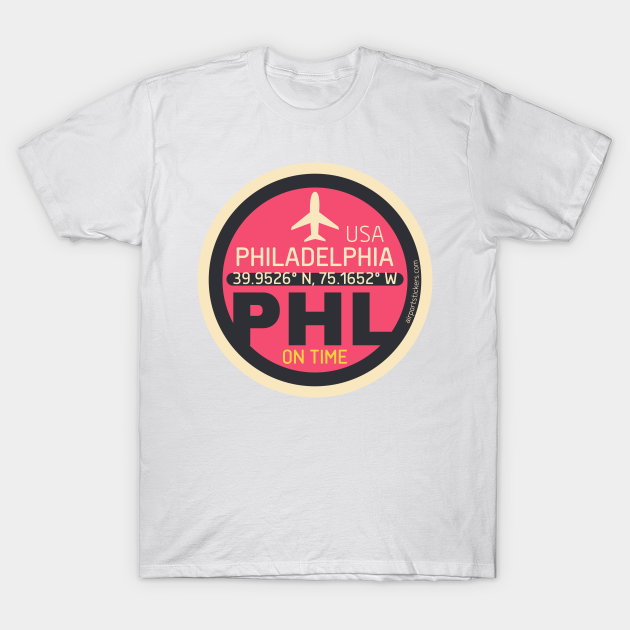 Pink Philadelphia Phl TShirt TeePublic